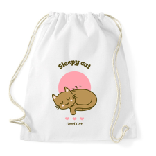 PRINTFASHION sleepycat - Sportzsák, Tornazsák - Fehér tornazsák