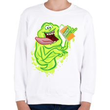 PRINTFASHION Slime - Gyerek pulóver - Fehér gyerek pulóver, kardigán
