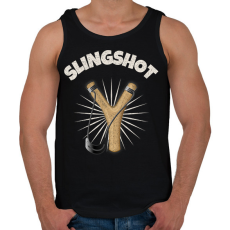 PRINTFASHION SLINGSHOT - Férfi atléta - Fekete