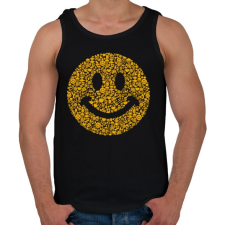 PRINTFASHION Smile - Férfi atléta - Fekete atléta, trikó
