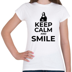PRINTFASHION SMILE - Női póló - Fehér