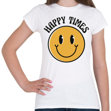 PRINTFASHION Smiley - Női póló - Fehér női póló