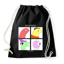 PRINTFASHION Smiling Friends - Sportzsák, Tornazsák - Fekete tornazsák