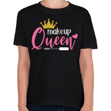 PRINTFASHION Sminkes királynő - Gyerek póló - Fekete gyerek póló