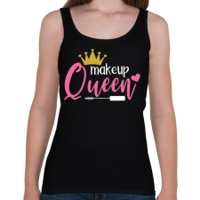 PRINTFASHION Sminkes királynő - Női atléta - Fekete női trikó