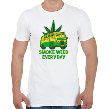 PRINTFASHION smoke weed everyday - Férfi póló - Fehér férfi póló