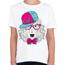 PRINTFASHION Snapback Dog - Gyerek póló - Fehér gyerek póló