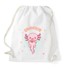 PRINTFASHION Snaxolotl - Sportzsák, Tornazsák - Fehér