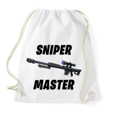 PRINTFASHION Sniper Master - Fortnite (Fekete) - Sportzsák, Tornazsák - Fehér tornazsák
