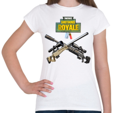 PRINTFASHION Snipers Fortnite - Női póló - Fehér női póló