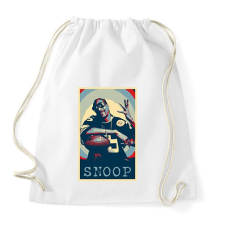 PRINTFASHION Snoop dog - Sportzsák, Tornazsák - Fehér tornazsák