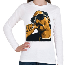 PRINTFASHION Snoopy - Női hosszú ujjú póló - Fehér női póló