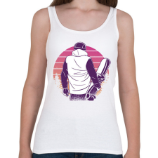 PRINTFASHION Snowboardos - Női atléta - Fehér női trikó