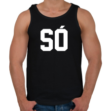 PRINTFASHION Só Bors páros 1 - Férfi atléta - Fekete atléta, trikó