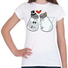 PRINTFASHION Só és bors - Női póló - Fehér