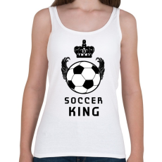 PRINTFASHION SOCCER KING - Női atléta - Fehér