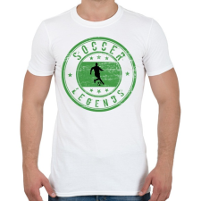PRINTFASHION soccer legengds - Férfi póló - Fehér férfi póló