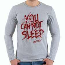 PRINTFASHION Soha ne aludj el! - Férfi hosszú ujjú póló - Sport szürke férfi póló