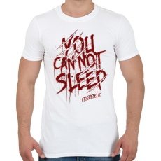 PRINTFASHION Soha ne aludj el! - Férfi póló - Fehér