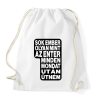 PRINTFASHION Sok ember olyan, mint az ENTER. Minden mondat után ütném. - Sportzsák, Tornazsák - Fehér