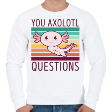 PRINTFASHION Sok kérdést teszel fel - Férfi pulóver - Fehér férfi pulóver, kardigán