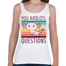 PRINTFASHION Sok kérdést teszel fel - Női atléta - Fehér