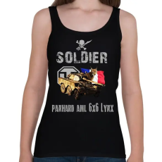 PRINTFASHION SOLDIER-LYNX - Női atléta - Fekete