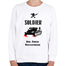 PRINTFASHION SOLDIER-rhm - Gyerek pulóver - Fehér