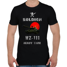 PRINTFASHION SOLDIER-WZ111 - Férfi póló - Fekete férfi póló