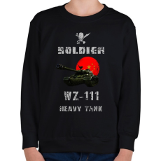PRINTFASHION SOLDIER-WZ111 - Gyerek pulóver - Fekete