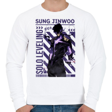 PRINTFASHION Solo Leveling Arise - Férfi pulóver - Fehér férfi pulóver, kardigán