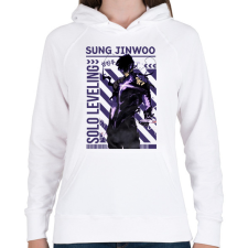 PRINTFASHION Solo Leveling Arise - Női kapucnis pulóver - Fehér női pulóver, kardigán