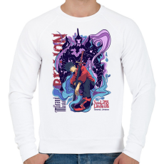 PRINTFASHION Solo Leveling - Férfi pulóver - Fehér