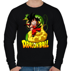 PRINTFASHION son goku - Férfi pulóver - Fekete