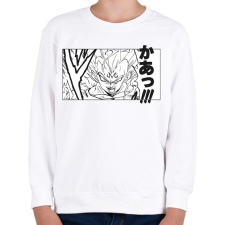 PRINTFASHION Son Goku - Gyerek pulóver - Fehér gyerek pulóver, kardigán