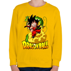 PRINTFASHION son goku - Gyerek pulóver - Sárga