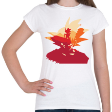 PRINTFASHION Son Goku - Női póló - Fehér