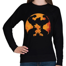 PRINTFASHION Son goku oozaru - Női pulóver - Fekete női pulóver, kardigán