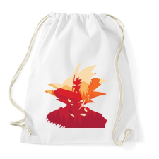 PRINTFASHION Son Goku - Sportzsák, Tornazsák - Fehér tornazsák