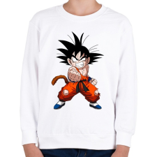 PRINTFASHION Son Goten - Gyerek pulóver - Fehér gyerek pulóver, kardigán