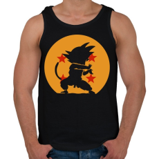 PRINTFASHION SonGoku - Férfi atléta - Fekete