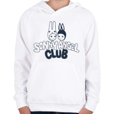 PRINTFASHION Sonny Angel Club - Gyerek kapucnis pulóver - Fehér gyerek pulóver, kardigán