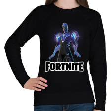 PRINTFASHION Sonor - fortnite - Női pulóver - Fekete női pulóver, kardigán
