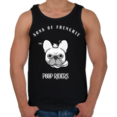 PRINTFASHION SONSOFFRENCHIE - Férfi atléta - Fekete