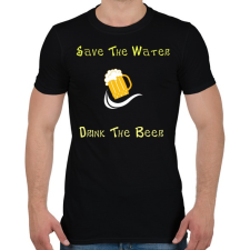 PRINTFASHION sör - Férfi póló - Fekete férfi póló