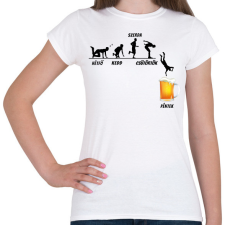 PRINTFASHION Sör hét - Női póló - Fehér női póló