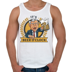 PRINTFASHION Sör-idő - Férfi atléta - Fehér