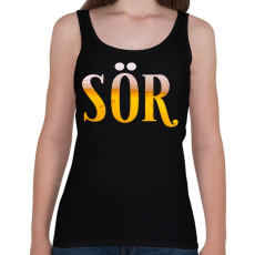 PRINTFASHION Sör - Női atléta - Fekete