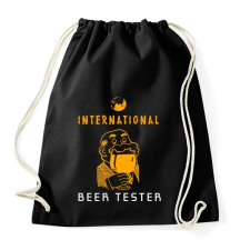 PRINTFASHION Sör tesztelő - Sportzsák, Tornazsák - Fekete tornazsák