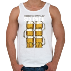 PRINTFASHION Sörhas - Férfi atléta - Fehér